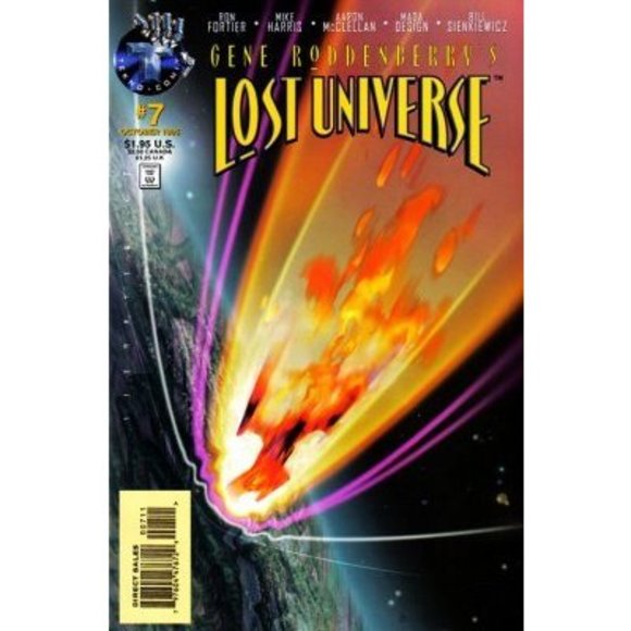 Gene Roddenberrys Lost Universe Issue 7 October 1995 Crash and Burn - Picture 1 of 1